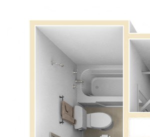 Studio 1Bathroom